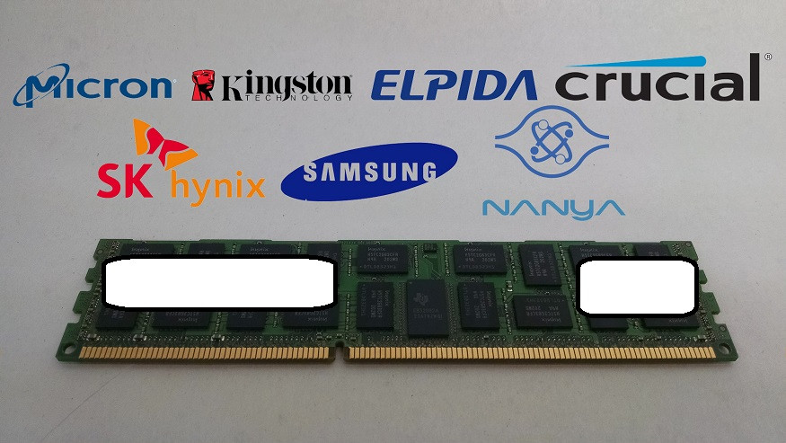 8 GB PC3-10600R DDR3-1333 2Rx4 DDR3 RDIMM Server Memory