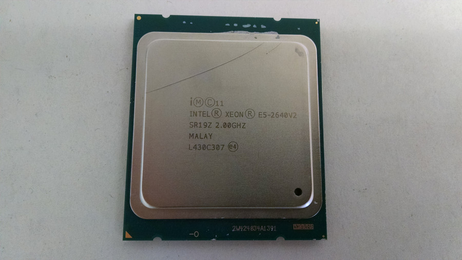 Lot of 5 Intel SR19Z Xeon 2640 v2 LGA 2011/Socket R 2.0GHz Server CPU