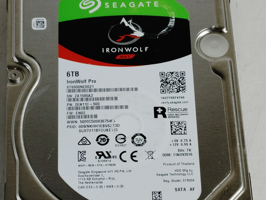 Seagate IronWolf Pro ST6000NE0021 6TB SATA III 3.5 in NAS Drive