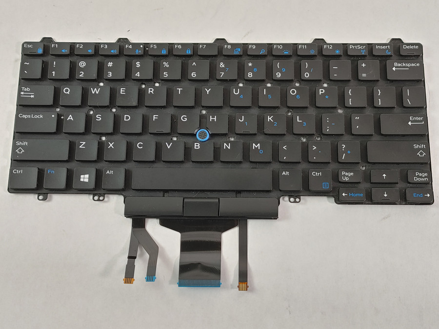 Lot of 2 Dell  6NK3R Wired Laptop Keyboard For Latitude 5490/7490