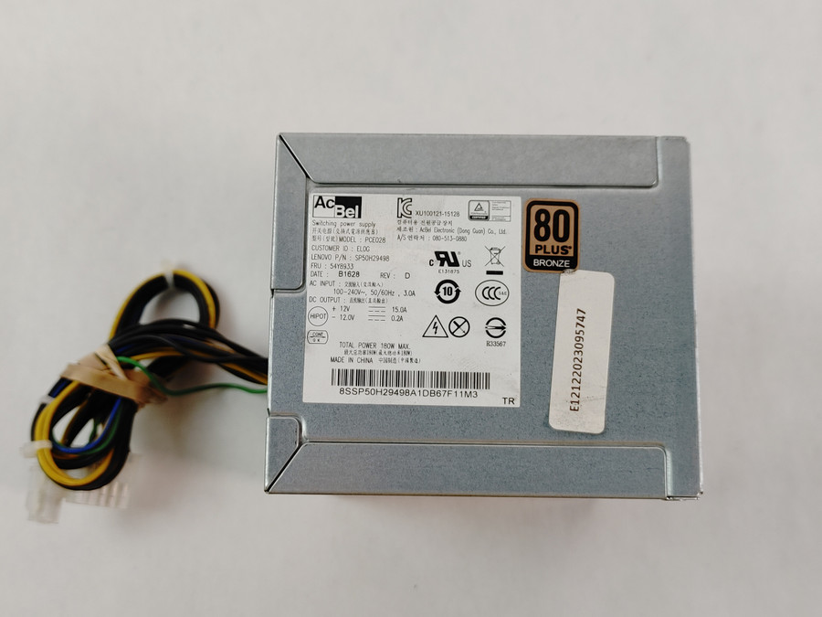 Lenovo ThinkCentre M700 180 W 10 Pin ATX Desktop Power Supply 54Y8933