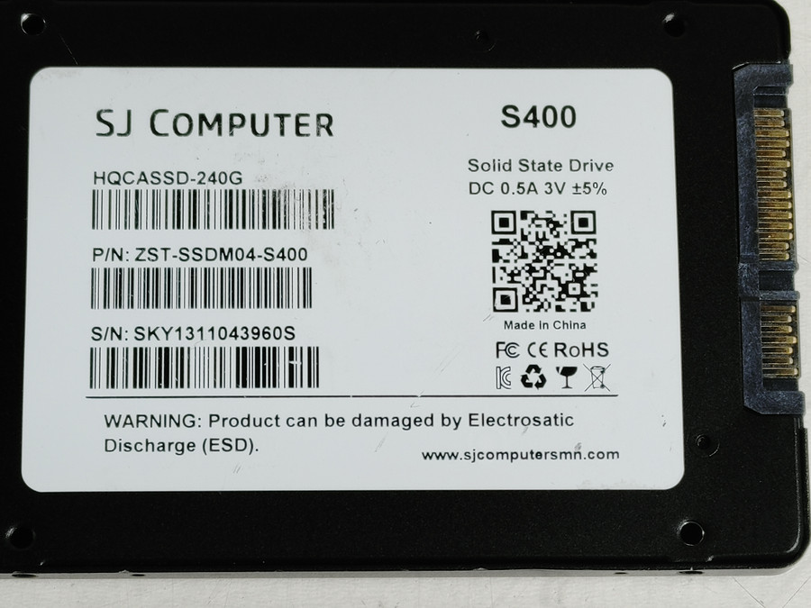 SJ Computer S400 HQCASSD-240G 240 GB SATA III 2.5 in Solid State Drive
