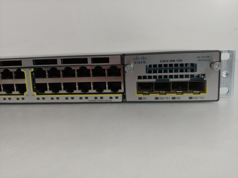 Cisco Catalyst WS-C3750X-24T-S 24-Port Gigabit Managed Ethernet Switch ...