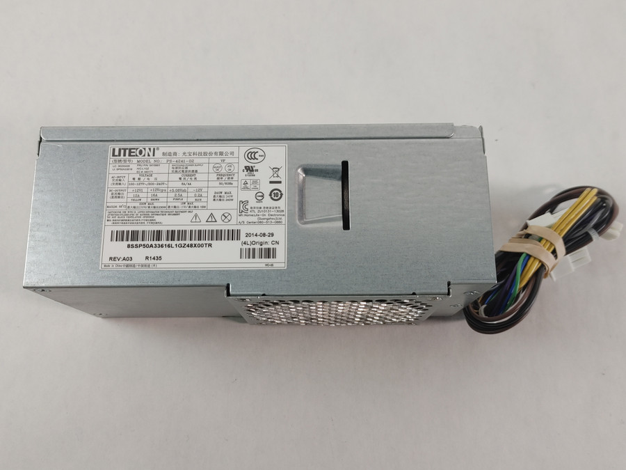 Lot of 2 LiteOn PS-4241-02 240W 14 Pin Power Supply for ThinkCentre M73 / M78