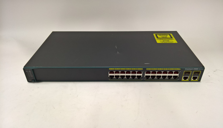 Cisco Catalyst 2960 WS-C2960-24TC-L 24 Port Fast Ethernet Switch