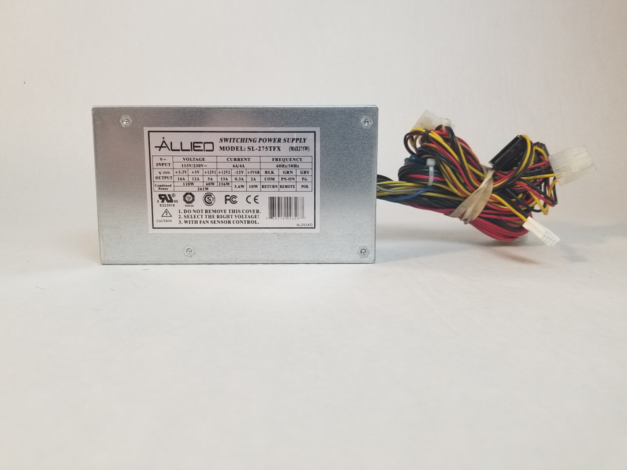 Lot of 2 Allied Electronics SL-275TFX 24 Pin 275W TFX Desktop Power Supply