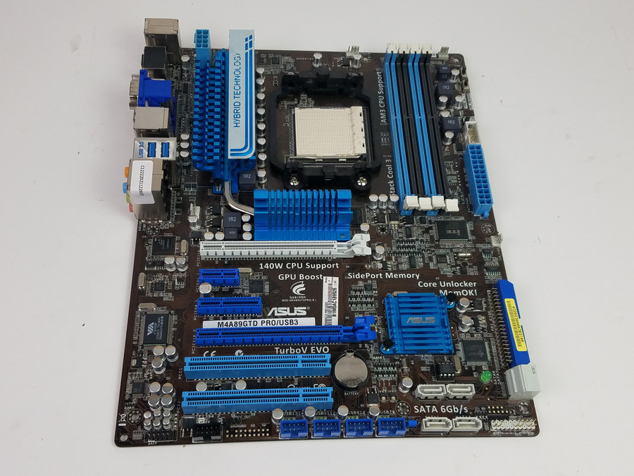 Lot of 2 Asus M4A89GTD PRO/USB3 AMD Socket AM3 DDR3 Desktop Motherboard
