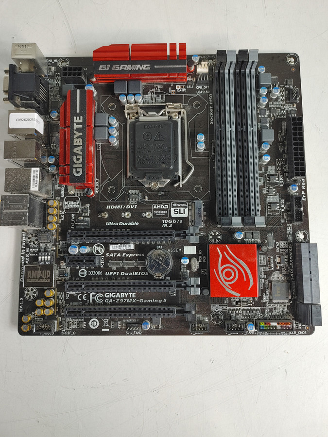 Gigabyte  GA-Z97MX-Gaming 5 Intel LGA 1150 DDR3 SDRAM Desktop Motherboard w/ I/O