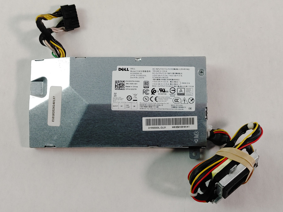 Lot of 5 Dell OptiPlex 7460 AIO 16 Pin 155 W Desktop Power Supply 255T6