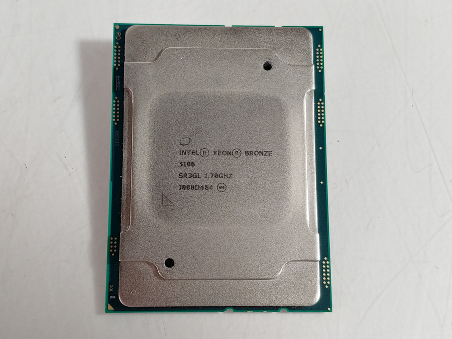 Lot of 2 Intel Xeon Bronze 3106 1.7 GHz 10.4 GT/s LGA 3647-0 Server CPU SR3GL