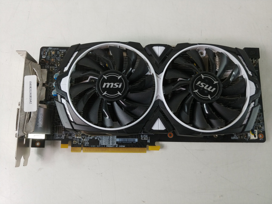 MSI AMD Radeon RX 580 8 GB GDDR5 PCI Express 3.0 x16 Video Card