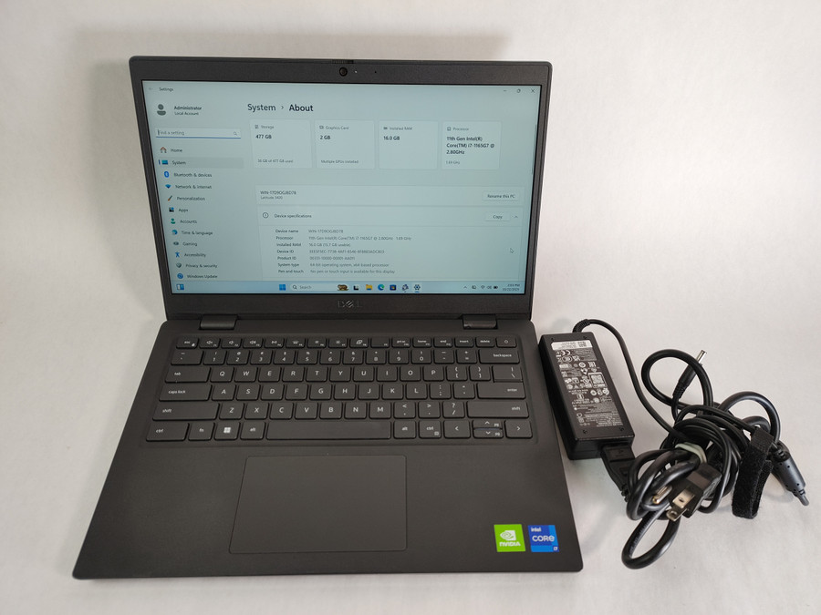Dell Latitude 3420 Core i7-1165G7 2.80 GHz 16 GB 512 GB NVMe Windows 11 Pro Laptop WINACTB1 B1