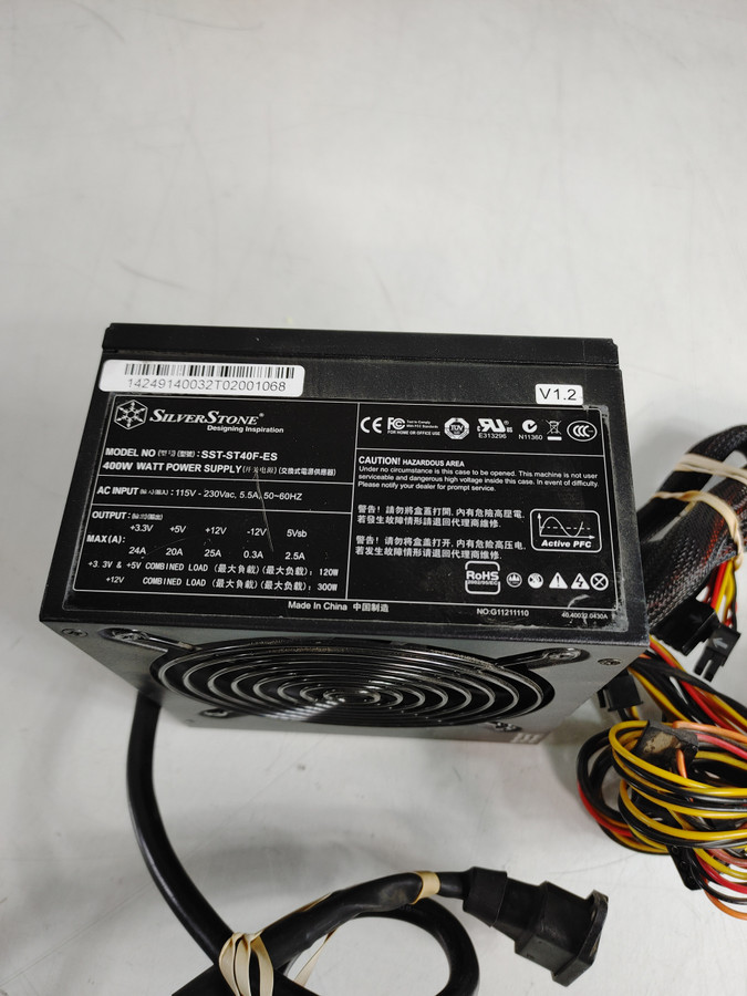 SilverStone 400 W 20 Pin ATX Desktop Power Supply SST-ST40F-ES