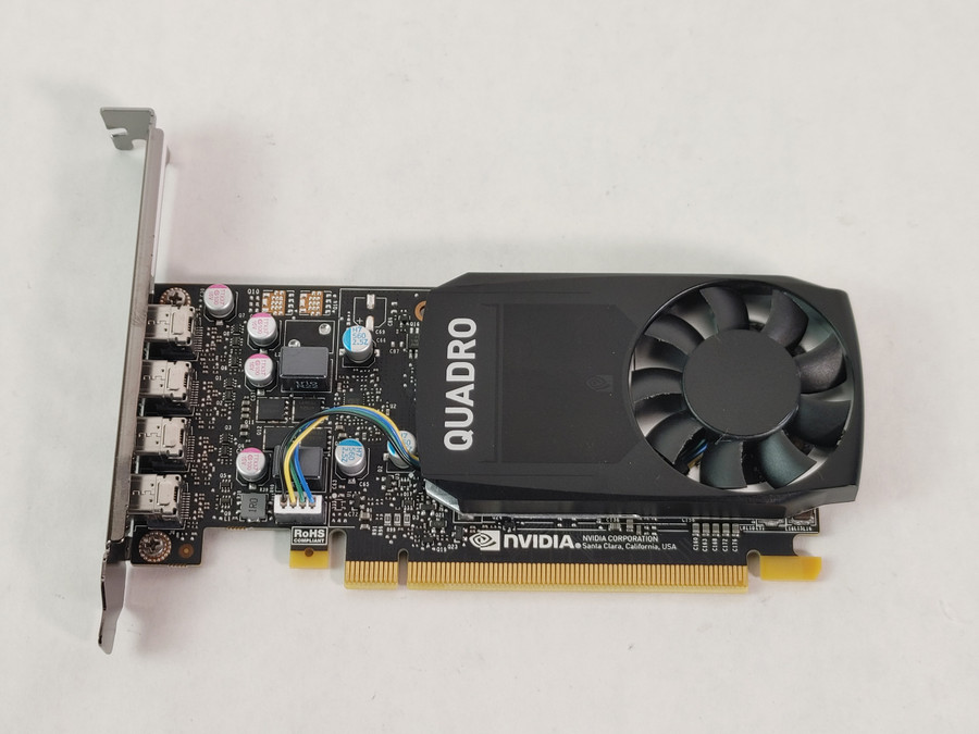 Lot of 2 Nvidia Quadro P600 2 GB GDDR5 PCI Express x16 Desktop Video Card