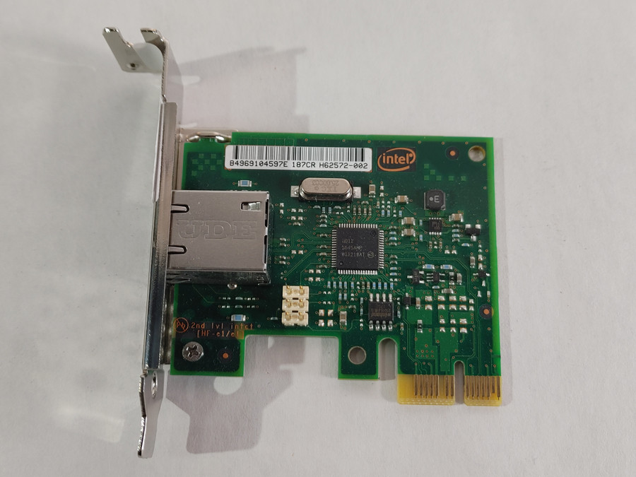 Lot of 2 Dell  FHNX8 PCI Express x1 Gigabit Ethernet Low Profile Network Card