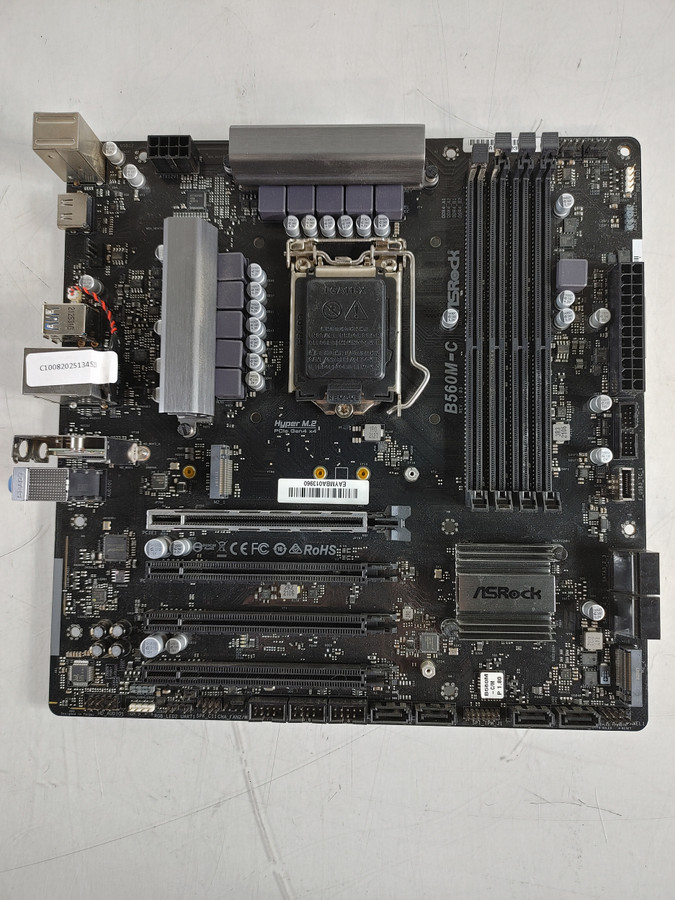ASRock B560M-C Intel LGA 1200 DDR4 Desktop Motherboard