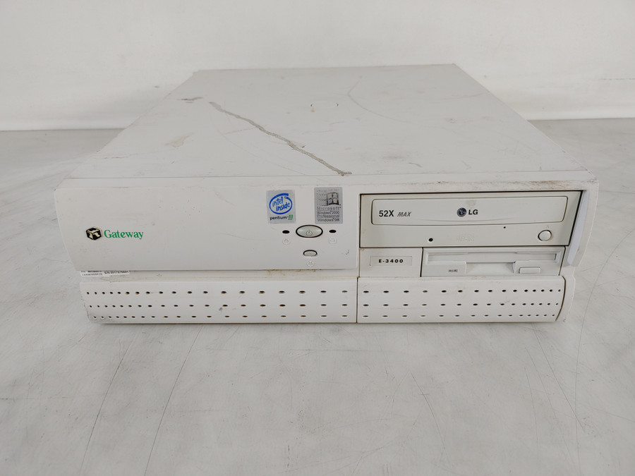 Vintage Gateway E-3400 Intel Pentium III 500 MHz 64 MB SDRAM Desktop