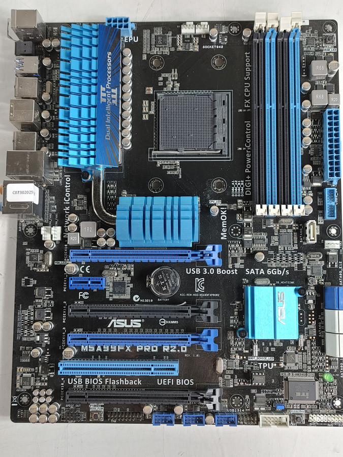 Lot of 2 Asus M5A99FX PRO R2.0 AMD Socket AM3 DDR3 SDRAM Desktop Motherboard