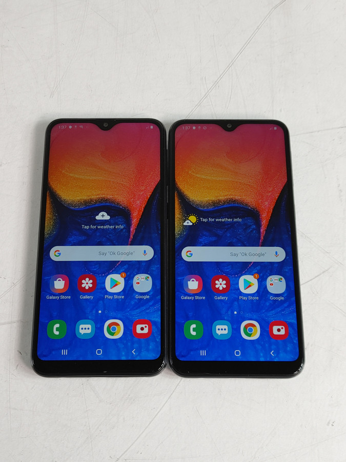 Lot of 2 Samsung Galaxy A10e SM-A102U 32 GB Android 9 Boost Only (Wi-Fi + 4G)