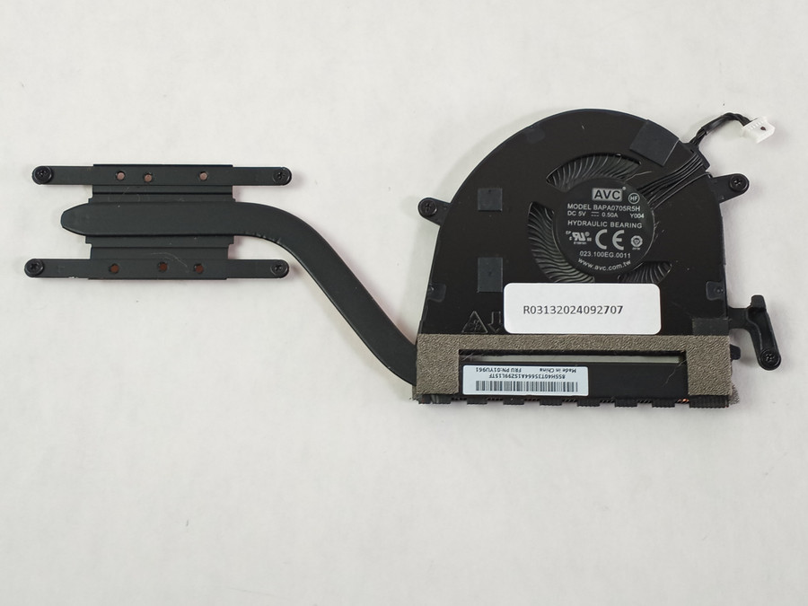 Lot of 2 Lenovo 01YU961 ThinkPad X13 Yoga Gen 1 6-Pin BGA 1528 CPU Fan with Heatsink