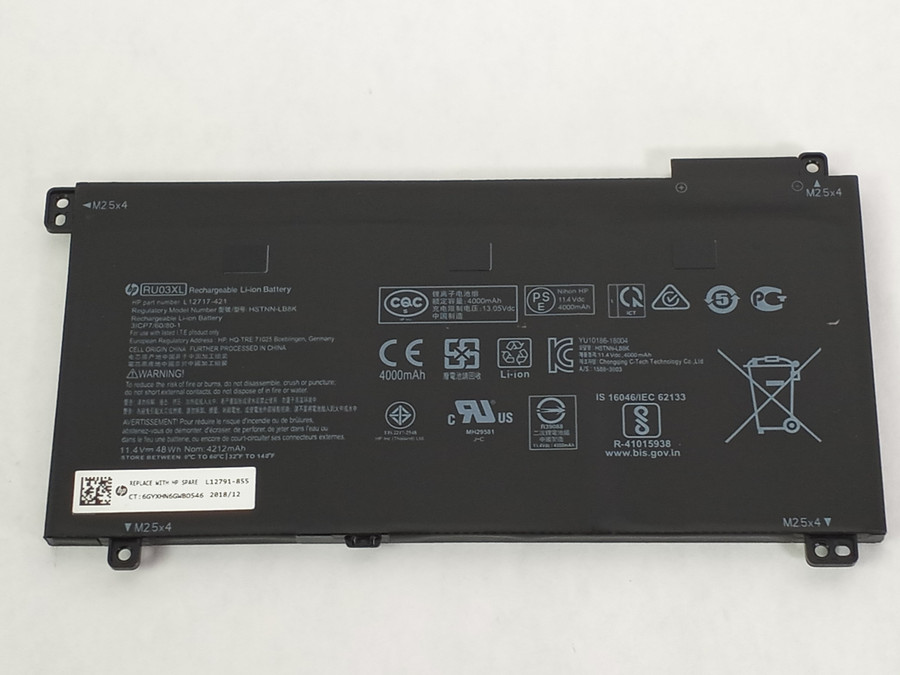 HP L12791-855 4212mAh 3 Cell Laptop Battery for ProBook X360 11 G3 G4 EE
