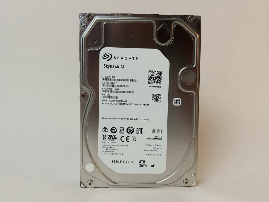Seagate SkyHawk AI ST8000VE000 8 TB SATA III 3.5 in Desktop Hard Drive