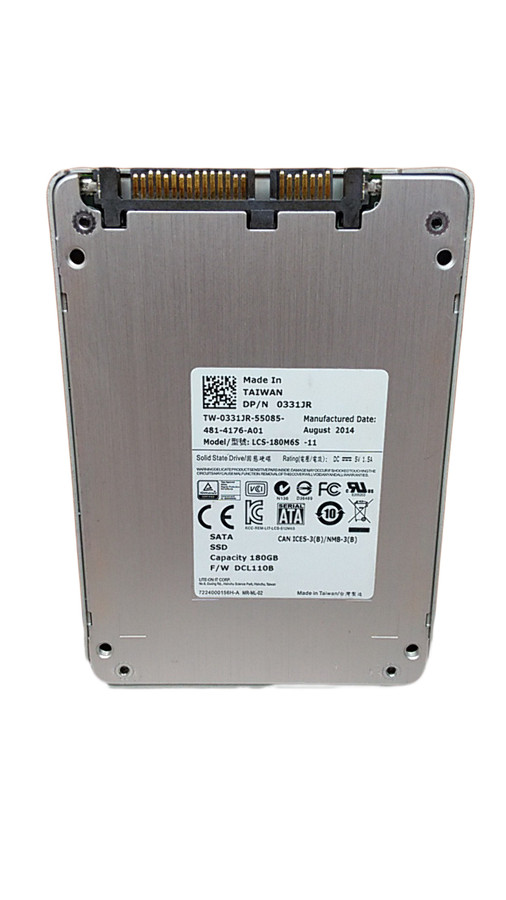 Lot of 2 LiteOn M6S Series LCS-180M6S 180 GB 2.5 in SATA III Solid State Drive
