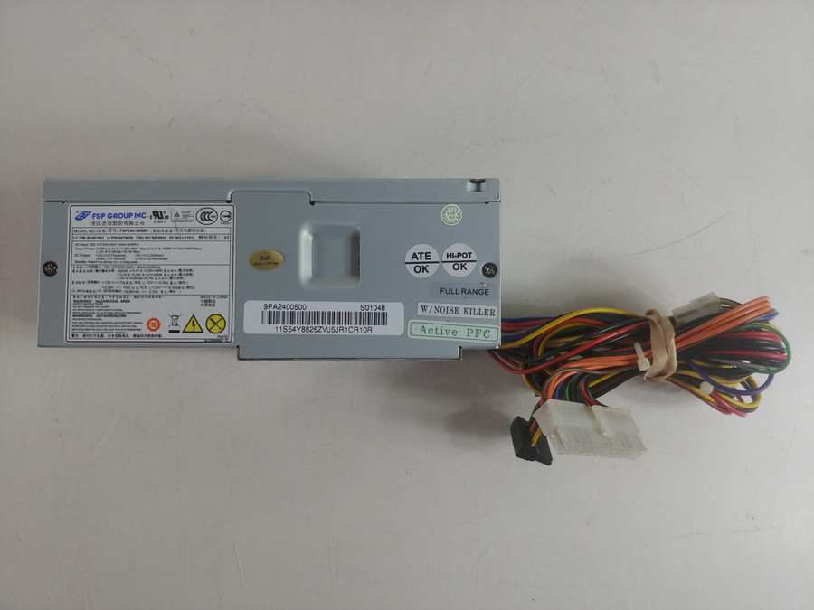 Lenovo ThinkCentre M91P 240 W 24 Pin TFX Desktop Power Supply 54Y8826