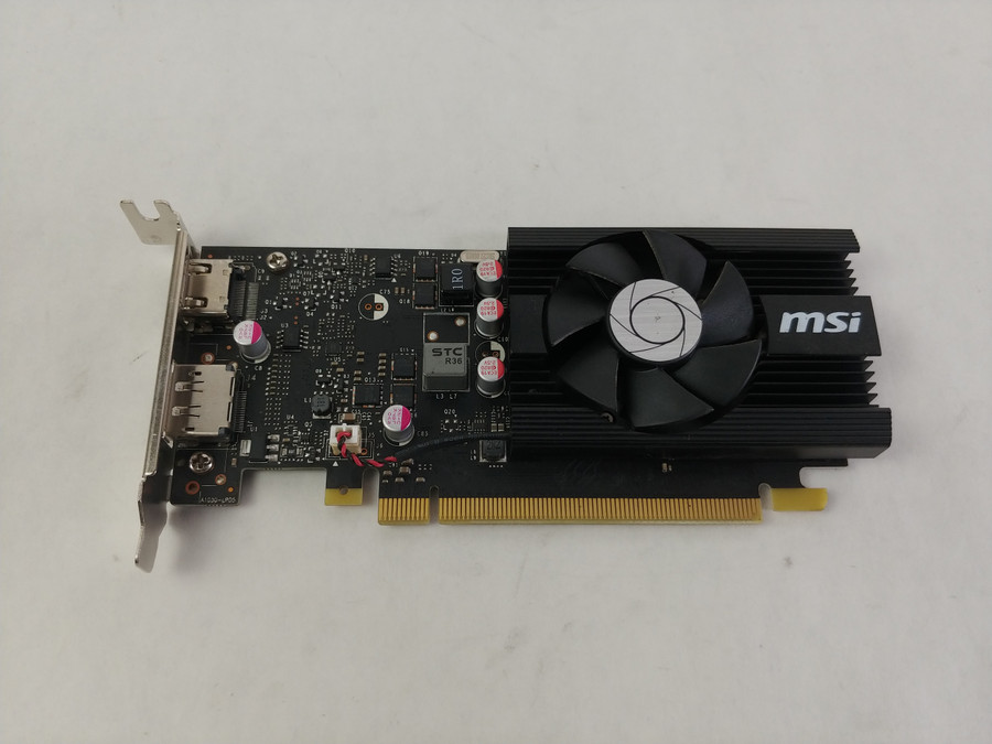 MSI NVIDIA GeForce GT 1030 2 GB GDDR5 PCIe x16 Low Profile Video Card