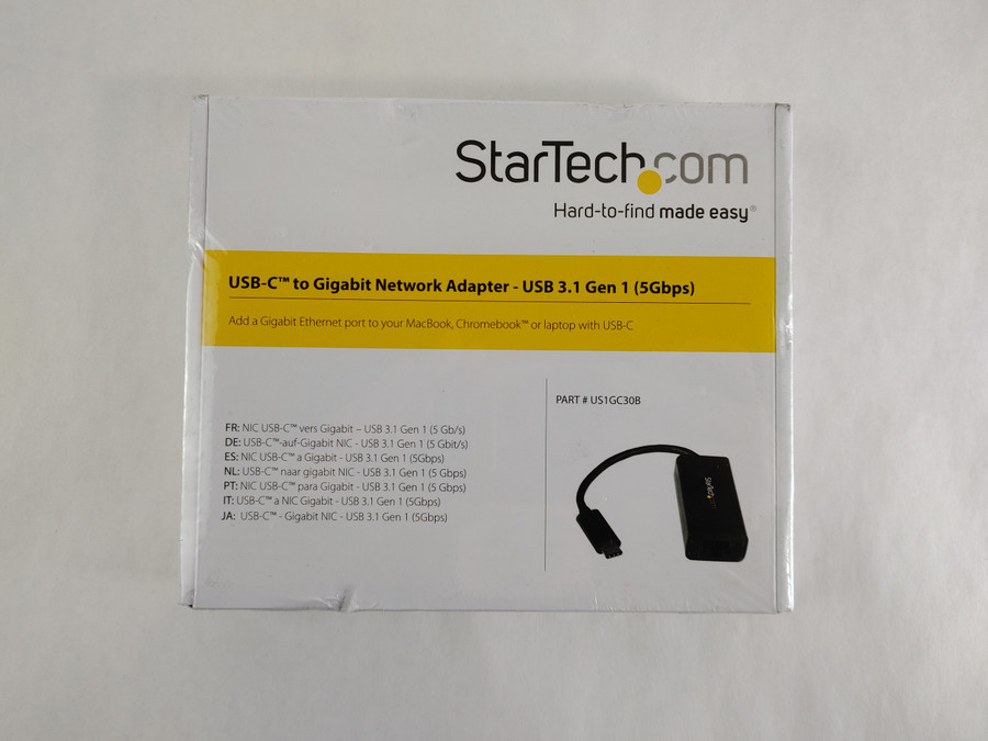 New StarTech US1GC30B USB-C to Gigabit Ethernet Adapter USB 3.1 Gen 1 5Gbps