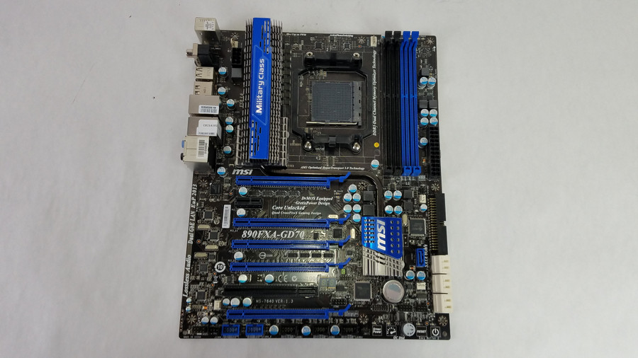 MSI  890FXA-GD70 AMD Socket AM3 DDR3 SDRAM Desktop Motherboard