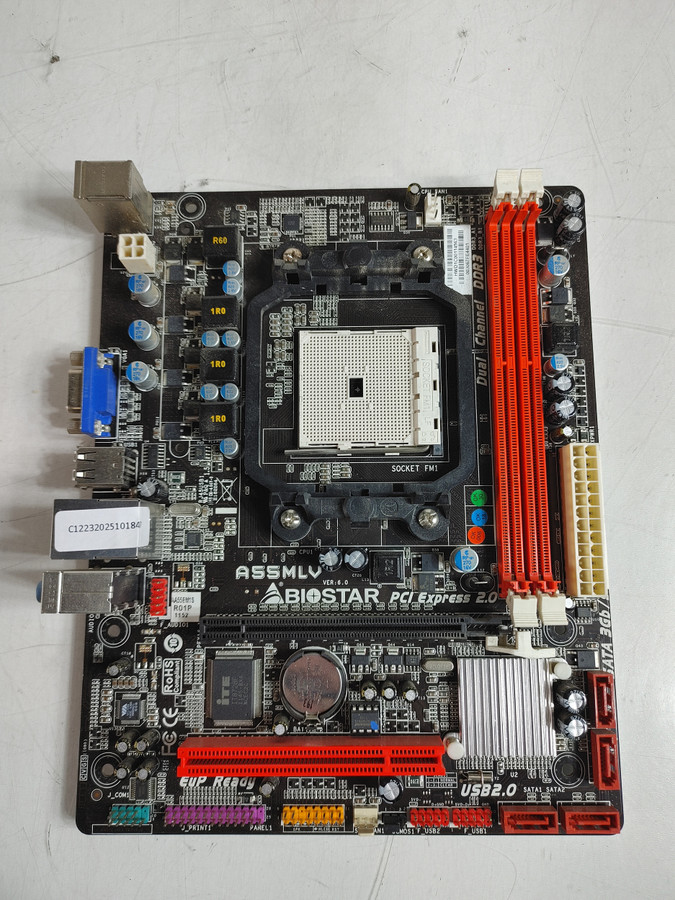 Biostar A55MLV AMD Socket FM1 DDR3 Desktop Motherboard