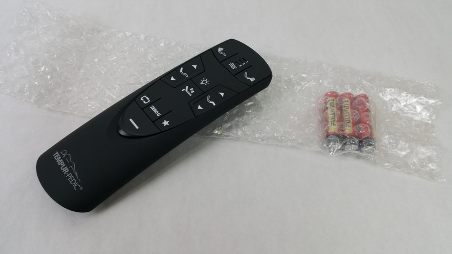 New Tempur-Pedic RF358A Ergo Replacement Remote Black JLDK.33.01.37