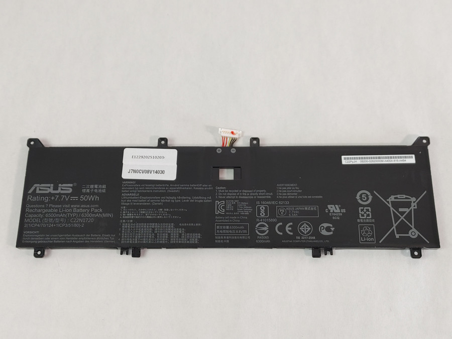 Asus ZenBook S UX931 6500 mAh 2 Cell 7.7 V Laptop Battery C22N1720