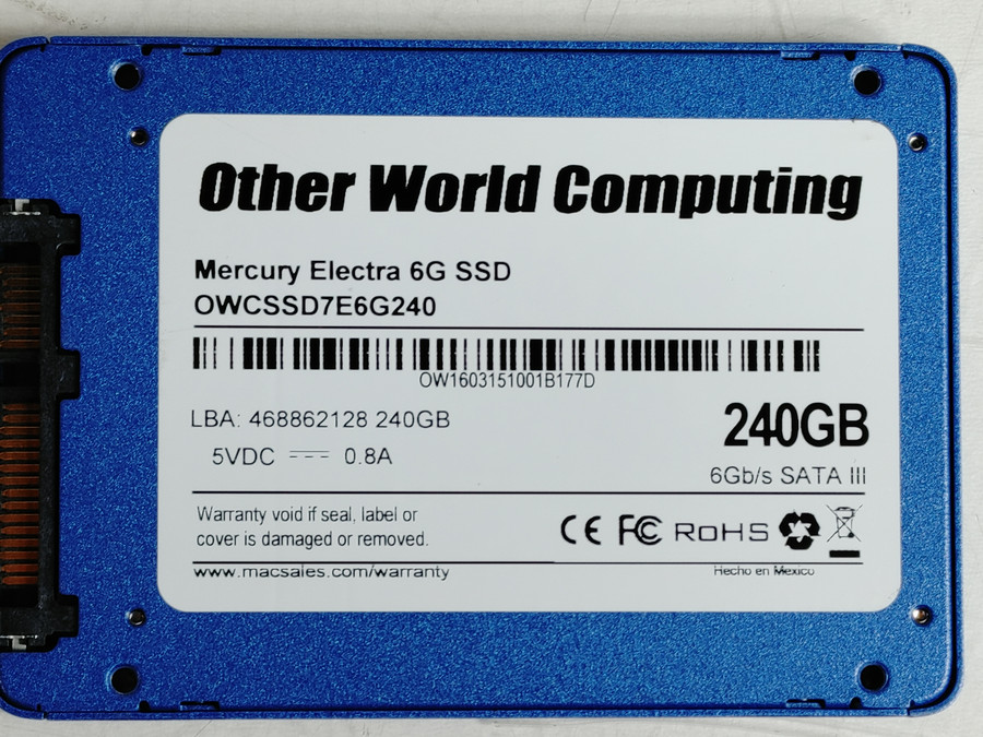 OWC Mercury Electra 6G OWCSSD7EG240 240 GB SATA III 2.5 in Solid State Drive