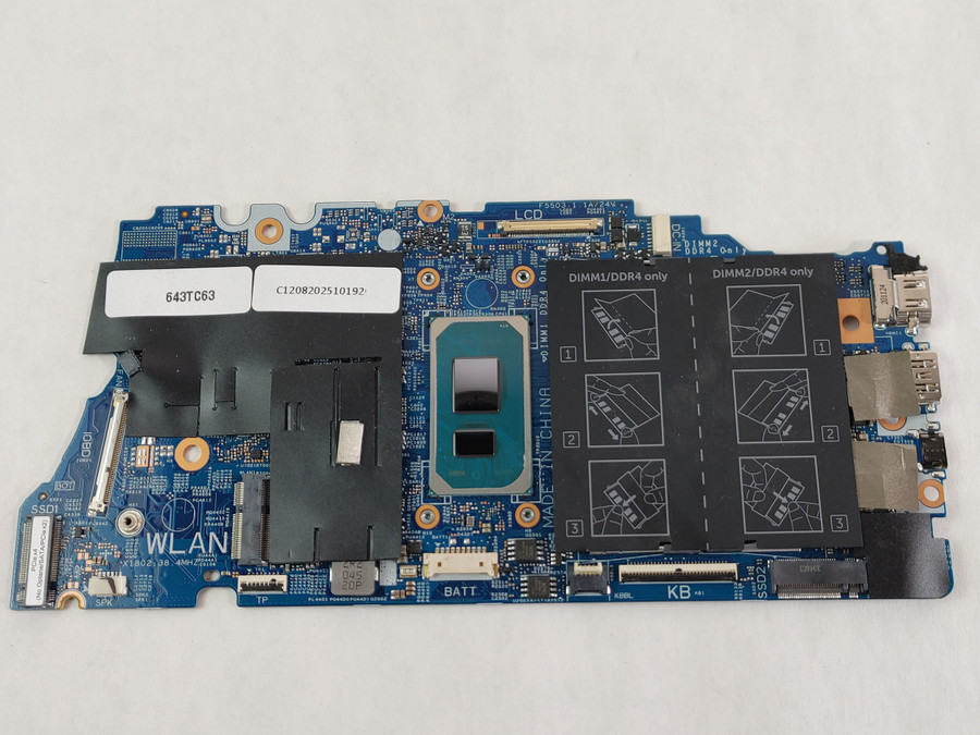 Dell Vostro 5502 Core i3-1115G4 3.00 GHz DDR4 Motherboard J9Y6J