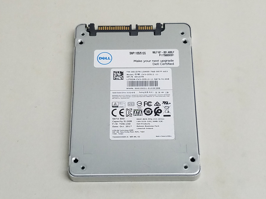 LiteOn CV3 CV3-CE512-11 512 GB SATA III 2.5 in Solid State Drive