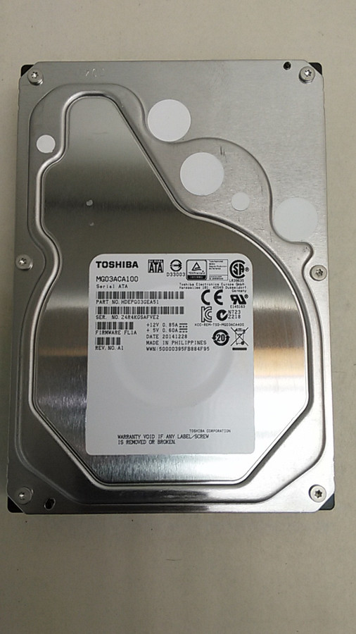 Toshiba MG03ACA100 1 TB 3.5" SATA III Enterprise Hard Drive