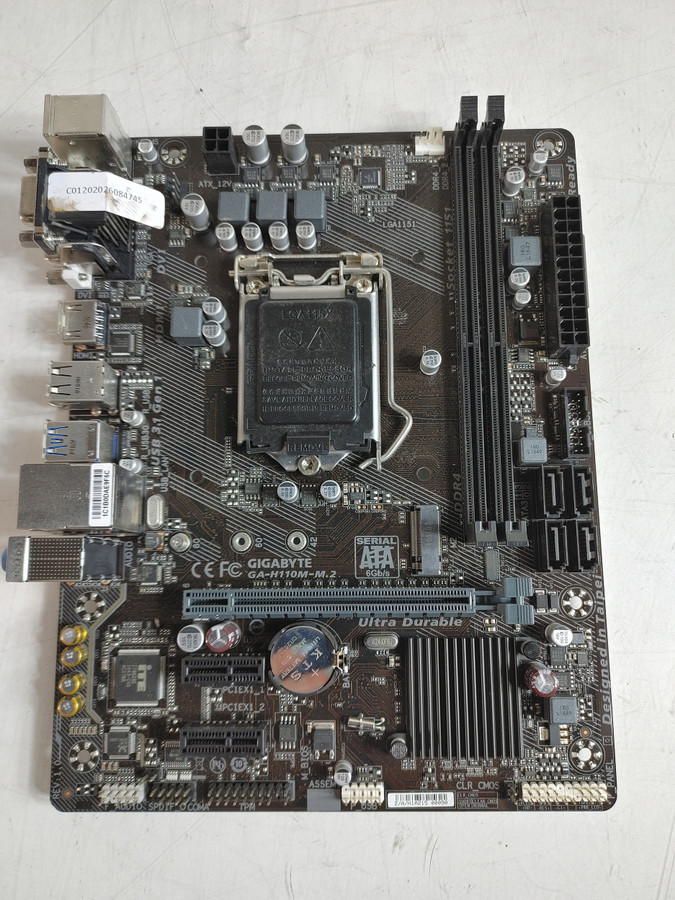 Gigabyte GA-H110M-M.2 Intel LGA 1151 DDR4 Desktop Motherboard