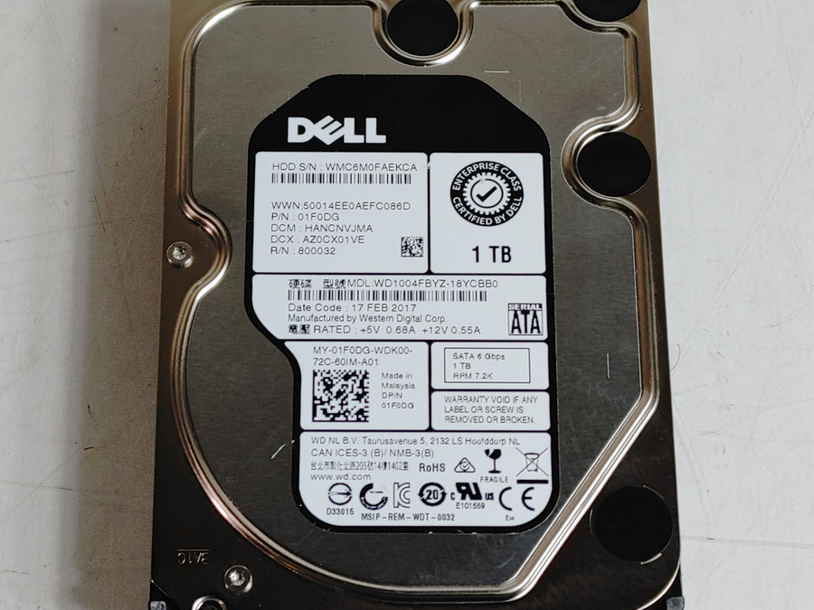 Western Digital Dell WD1004FBYZ 1 TB SATA III 3.5 in Enterprise Drive