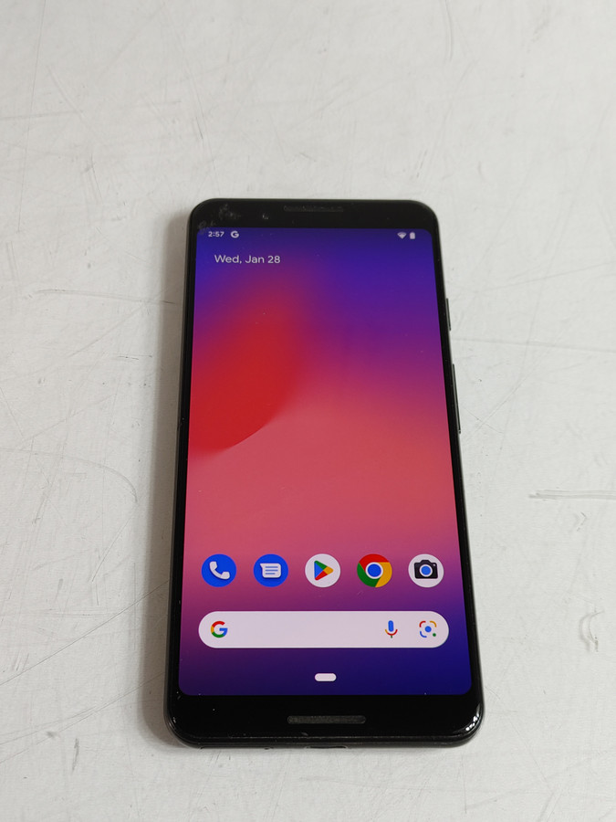 Google Pixel 3 G013A 128 GB Android 12 Verizon Only (Wi-Fi + 4G) For Parts