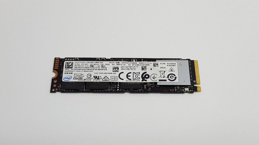 Intel Pro 7600p SSDPEKKF256G8 256 GB M.2 80mm NVMe Solid State Drive
