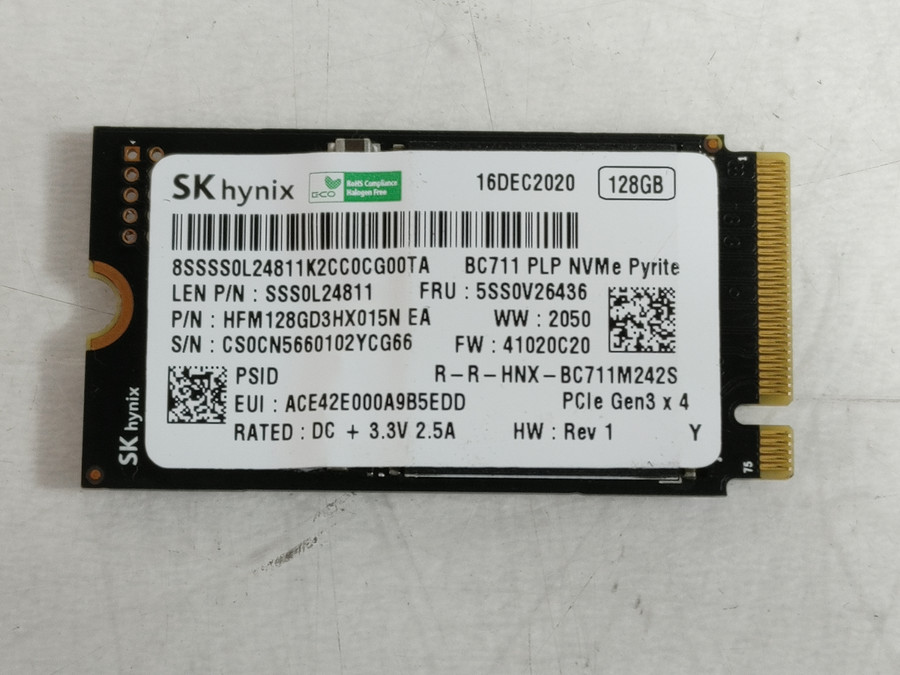 SK Hynix BC711 HFM128GD3HX015N 128 GB PCI Express 42mm Solid State Drive