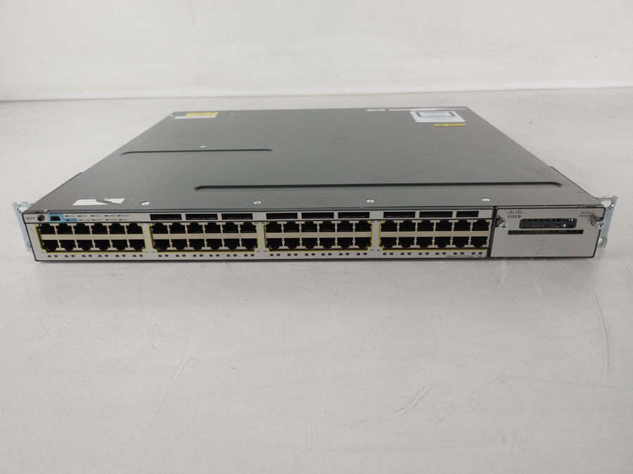 Cisco Catalyst 3750-X WS-C3750X-48P-L 48-Port Gigabit Ethernet Managed PoE+ Switch