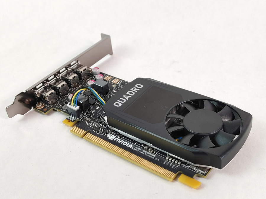 Lot of 2 NVIDIA Quadro P1000 4 GB GDDR5 PCI Express 3.0 x16 Desktop Video Card