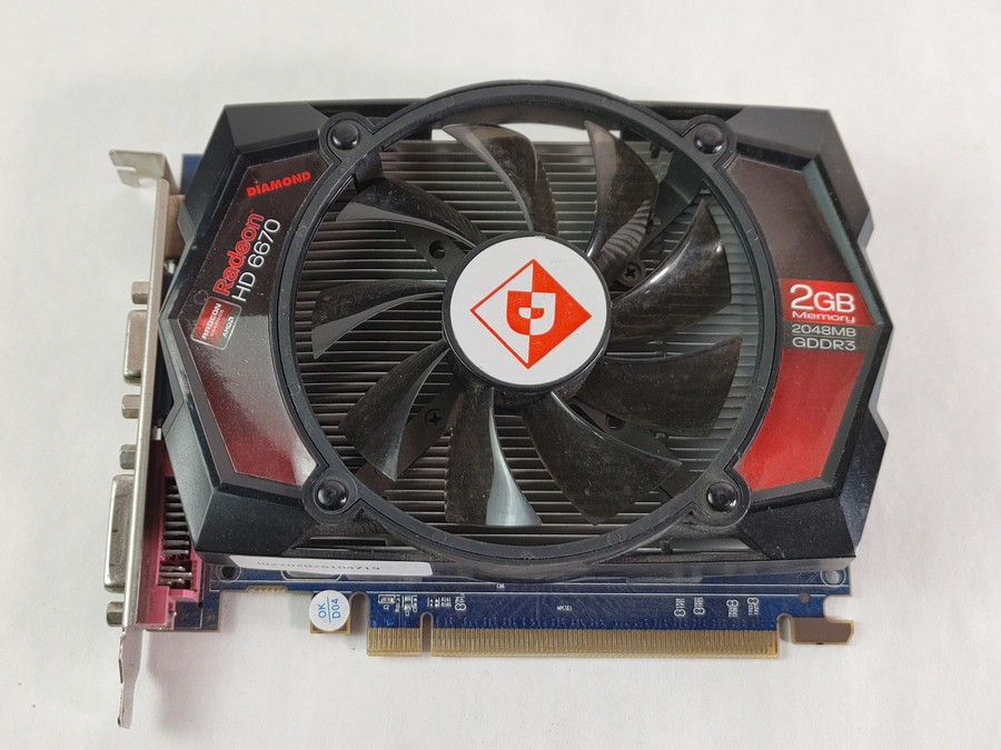 Diamond AMD Radeon HD 6670 2 GB GDDR3 PCI Express x16 Desktop Video Card