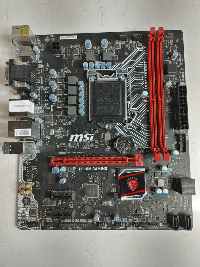 MSI H110M Gaming Intel LGA 1151 DDR4 SDRAM Desktop Motherboard