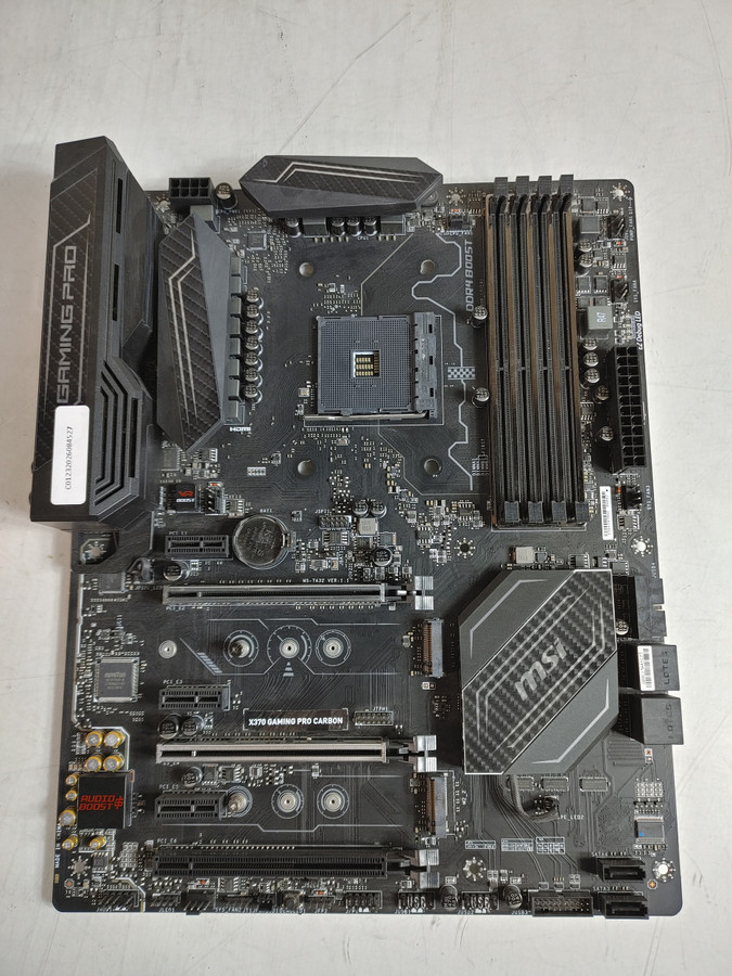 MSI X370 Gaming Pro Carbon AMD Socket AM4 DDR4 Desktop Motherboard