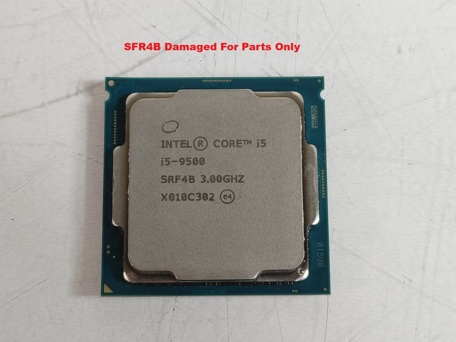 Intel Core i5-9500 3.00 GHz LGA 1151 Desktop Processor SRF4B Damaged For Parts