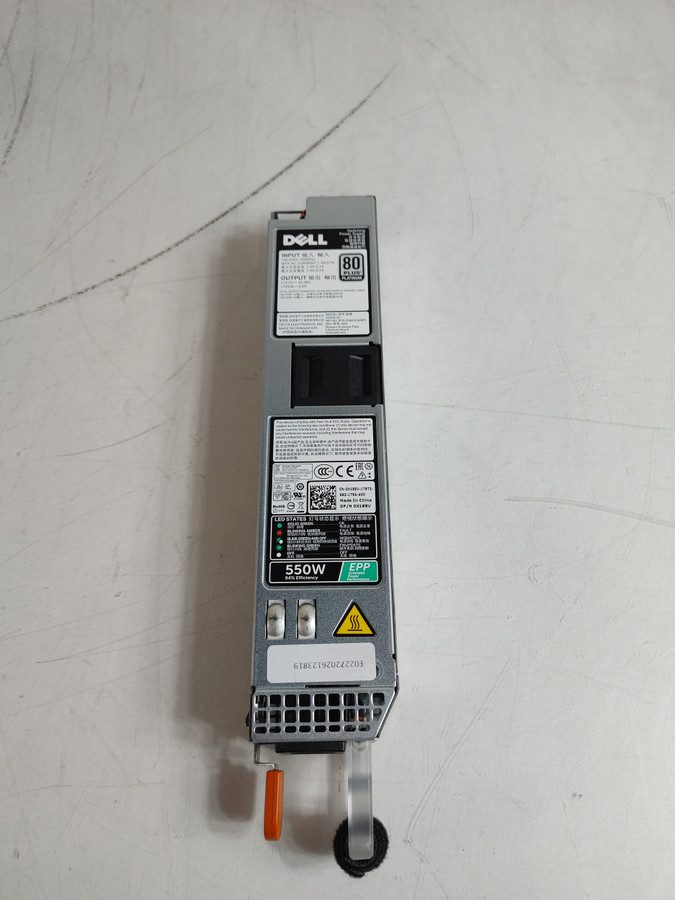 Lot of 5 Dell PowerEdge R430 550 W Hot Swap 1U Server Power Supply X185V